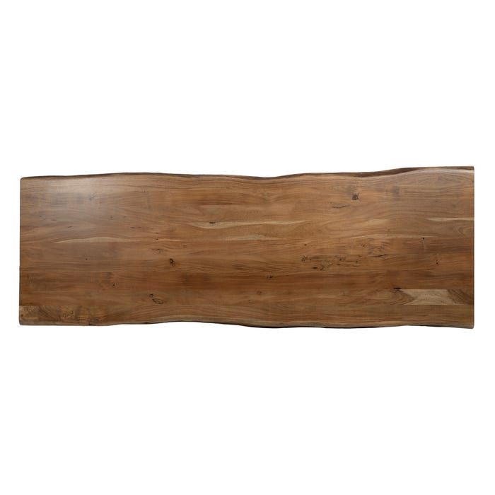 Mesa Comedor Madera-Metal Salón 300 X 100 X 77 Cm