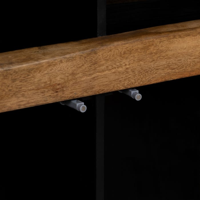 Aparador Led Madera-Metal Salón 180 X 40 X 93 Cm