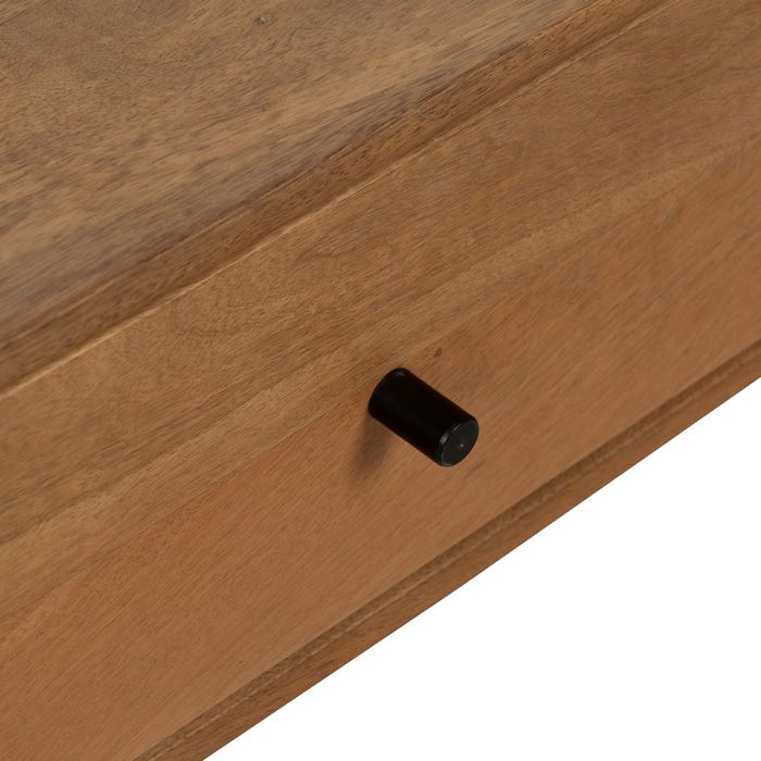 Natural Mango Wood Coffee Table 120 X 60 X 40 Cm