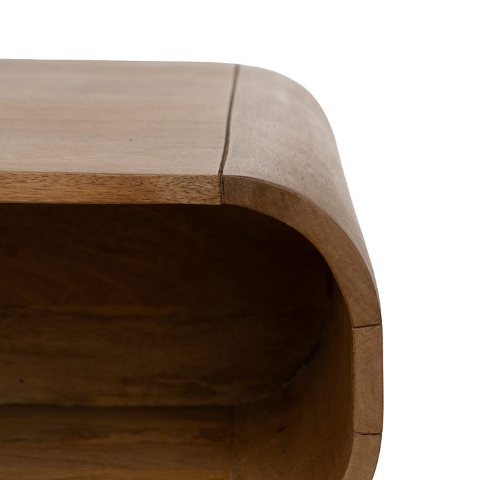 Natural Mango Wood Coffee Table 120 X 60 X 40 Cm