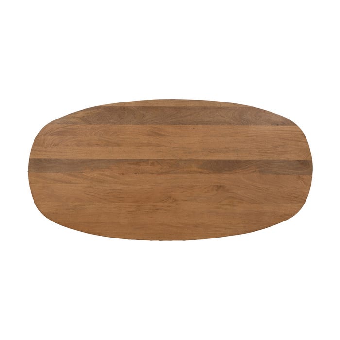 Mesa Comedor Natural Madera De Mango 180 X 90 X 76 Cm