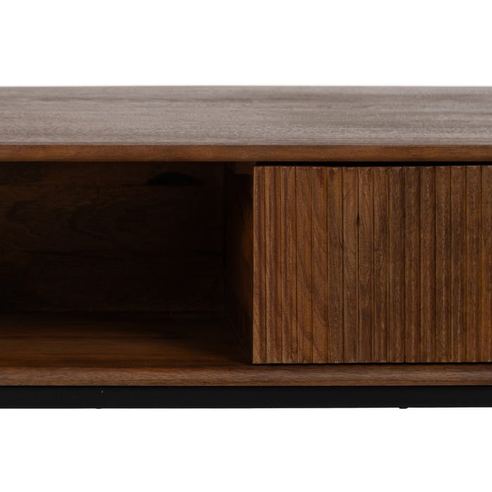 Mango Wood Coffee Table Living Room 110 X 60 X 40 Cm