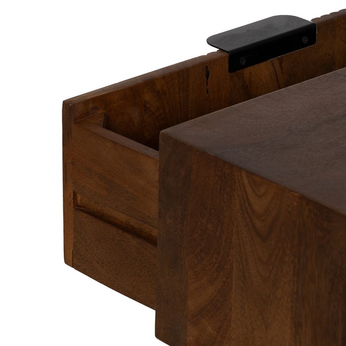 Mango Wood Coffee Table Living Room 110 X 60 X 40 Cm
