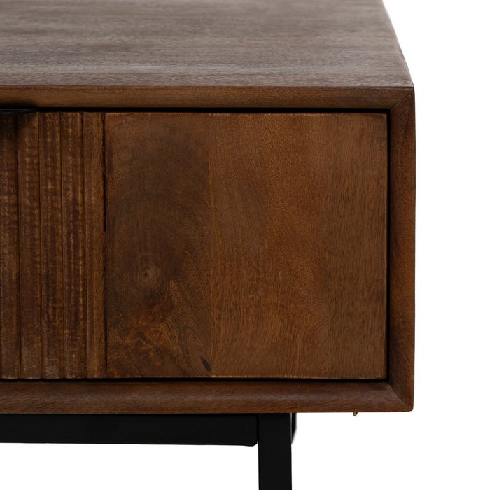Mango Wood Coffee Table Living Room 110 X 60 X 40 Cm