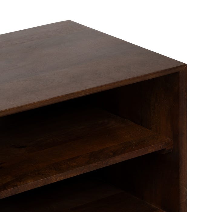 Mueble Tv Madera De Mango Salón 140 X 40 X 50 Cm