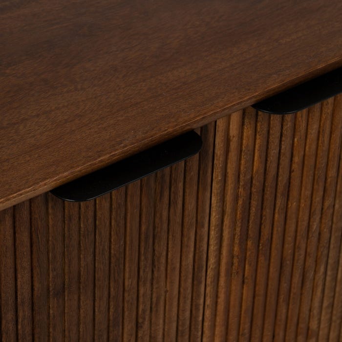 Mueble Tv Madera De Mango Salón 140 X 40 X 50 Cm