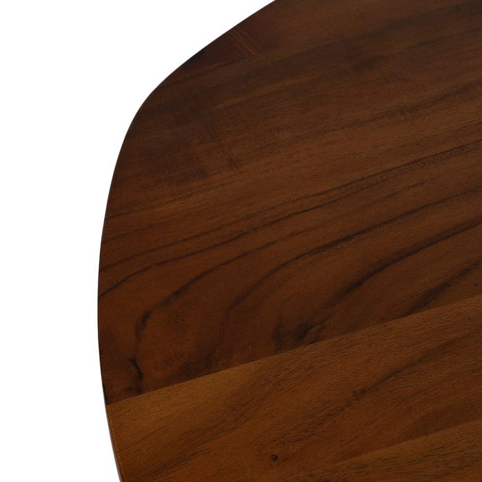 Mesa Comedor Madera De Mango Salón 200 X 100 X 76 Cm