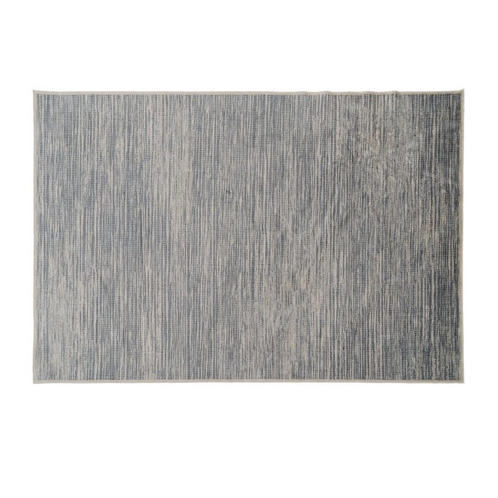 Tapete de viscose bege-azul 200 x 300 cm