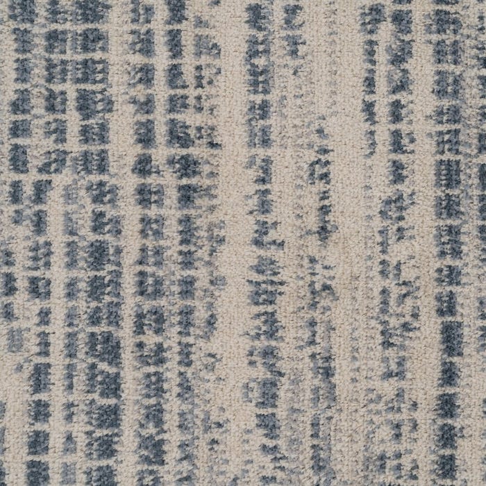 Tapete de viscose bege-azul 200 x 300 cm
