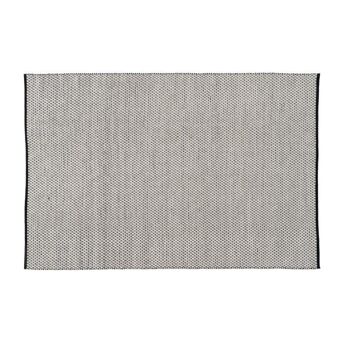 Tapete decorativo tecido preto e branco 200 x 300 cm