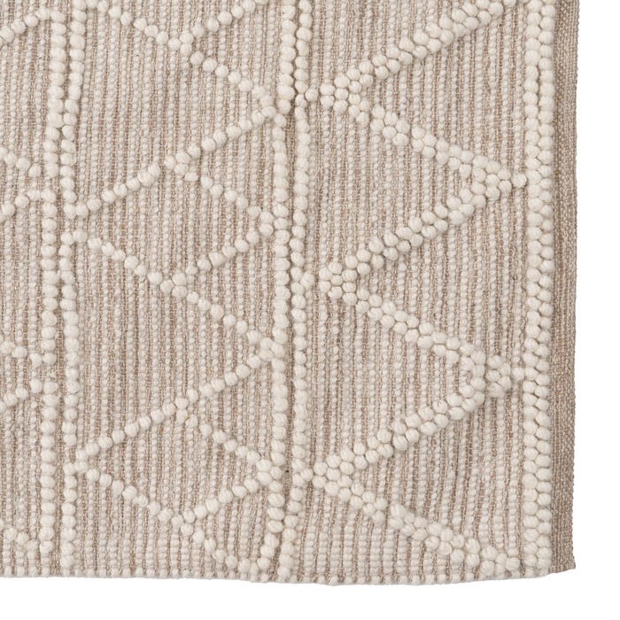 Decoração de tecido para carpete creme 200 x 300 cm