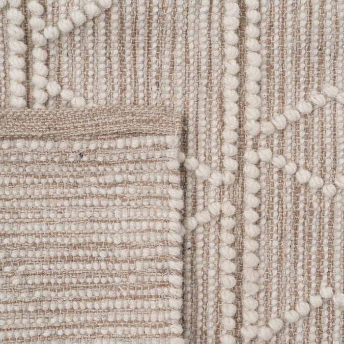 Decoração de tecido para carpete creme 200 x 300 cm