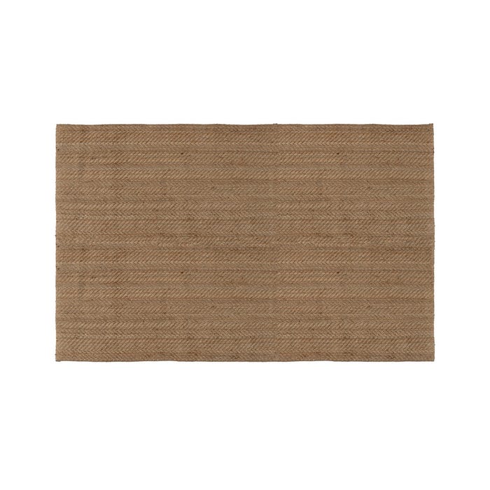 Natural Jute Herringbone Rug 160 x 240 cm