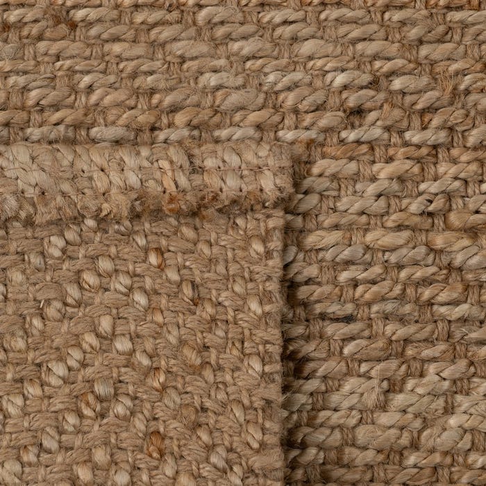 Natural Jute Herringbone Rug 160 x 240 cm