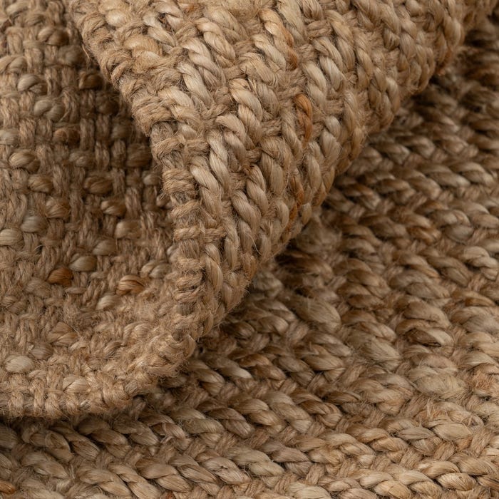 Natural Jute Herringbone Rug 160 x 240 cm