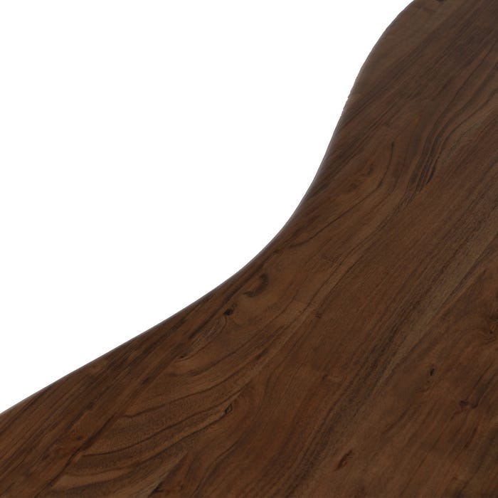 Mesa de Jantar em Madeira de Acácia Marrom 240 x 97 x 76 cm
