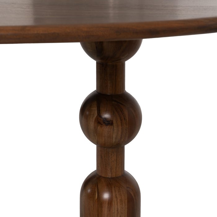 Mesa Comedor Marrón Madera De Acacia 240 X 97 X 76 Cm
