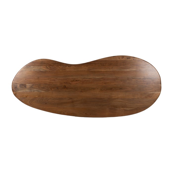 Mesa de Jantar em Madeira de Acácia Marrom 240 x 97 x 76 cm