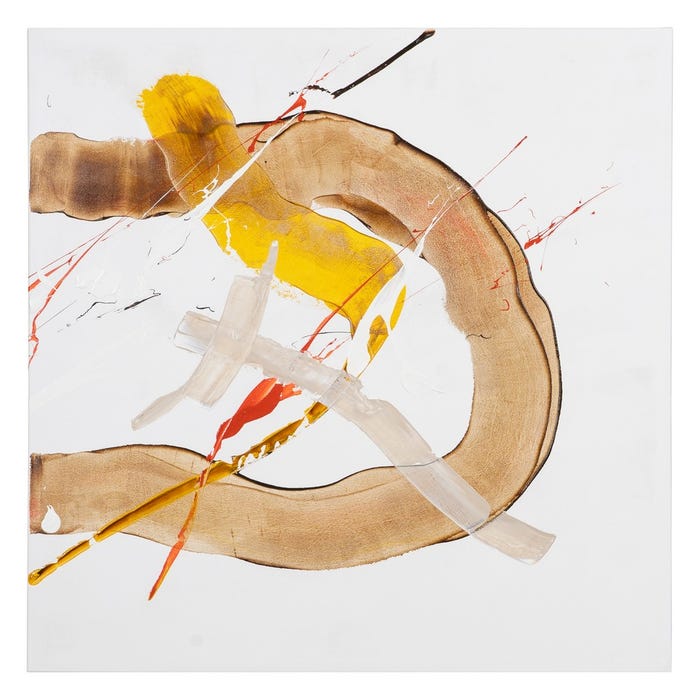 Abstract Painting 2/M Canvas Decoration 80 X 80 Cm
