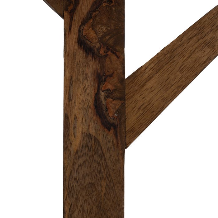 Perchero Miel Madera De Mango Decoración 23 X 7 X 98 Cm