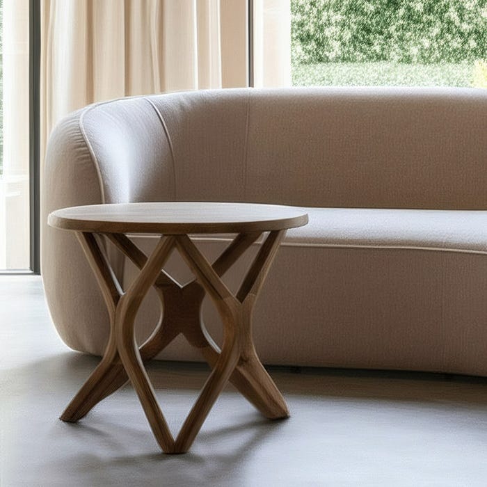 Honey Mango Wood Decorative Table 60 x 60 x 50 cm