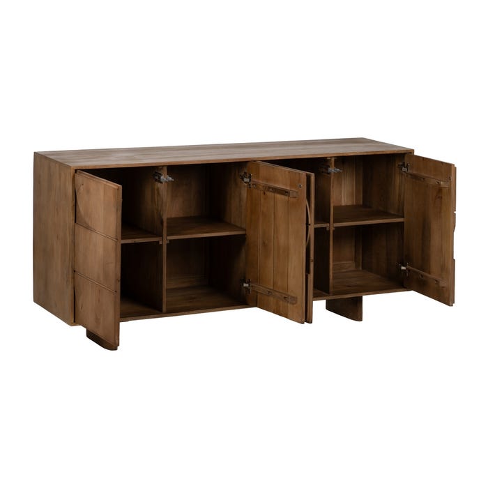 Aparador Miel Madera De Mango Salón 171 X 45 X 83 Cm