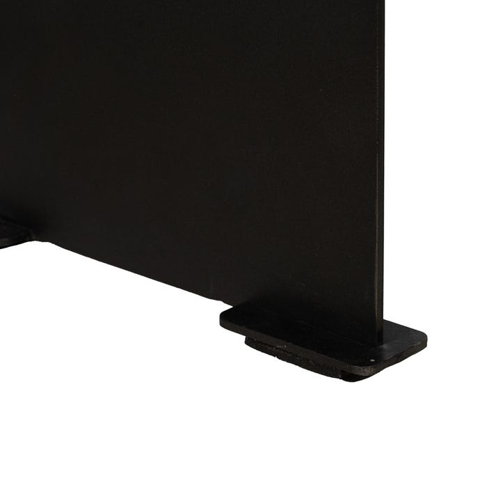 Natural Wood-Iron Coffee Table Living Room 150 X 70 X 43 Cm
