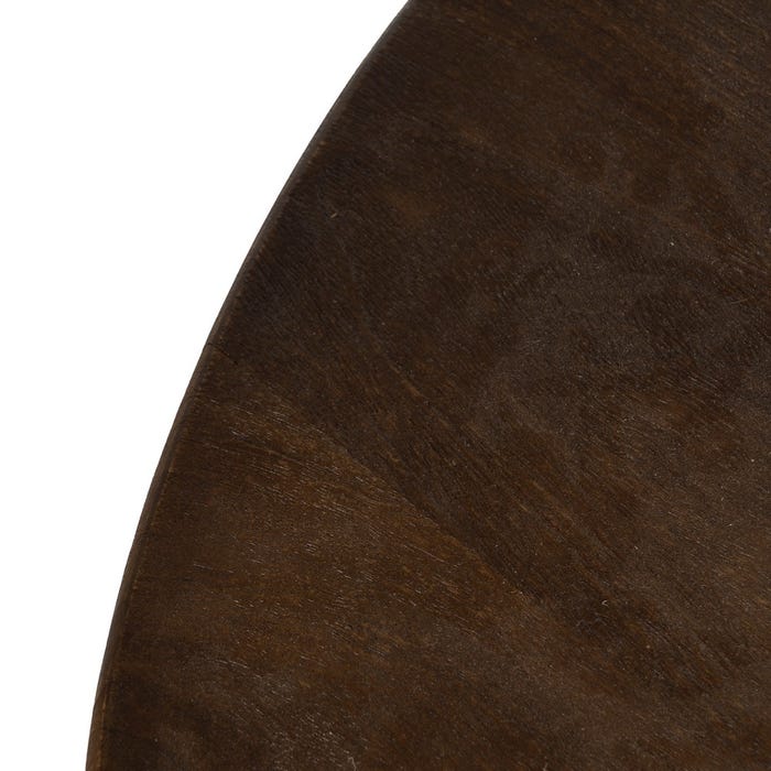 Mesa de Jantar em Madeira de Manga Marrom 120 x 106 x 76 cm