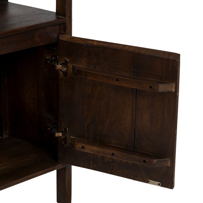 Brown Mango Wood Sideboard Living Room 190 X 40 X 86 Cm