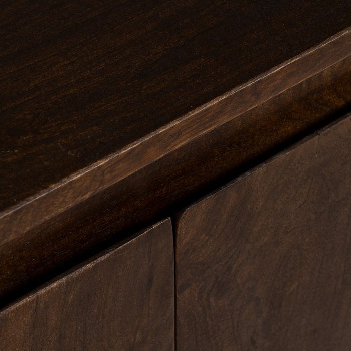 Aparador Marrón Madera De Mango Salón 190 X 40 X 86 Cm