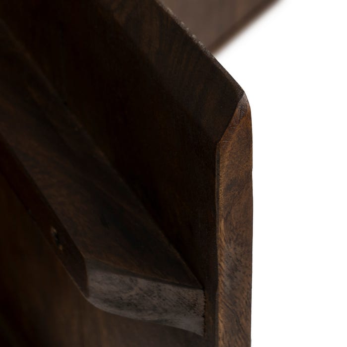 Aparador Marrón Madera De Mango Salón 190 X 40 X 86 Cm