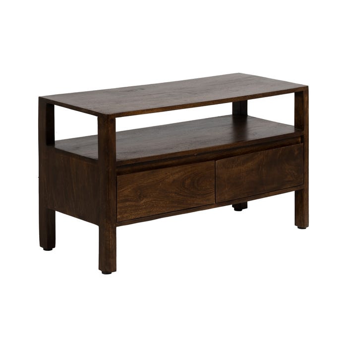 Brown Mango Wood Sideboard 97 x 40 x 55 cm