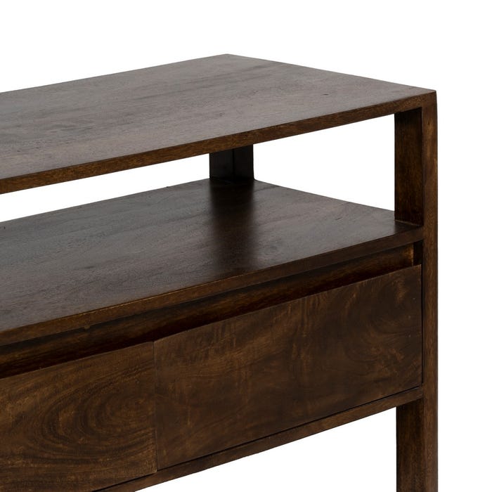 Brown Mango Wood Sideboard 97 x 40 x 55 cm