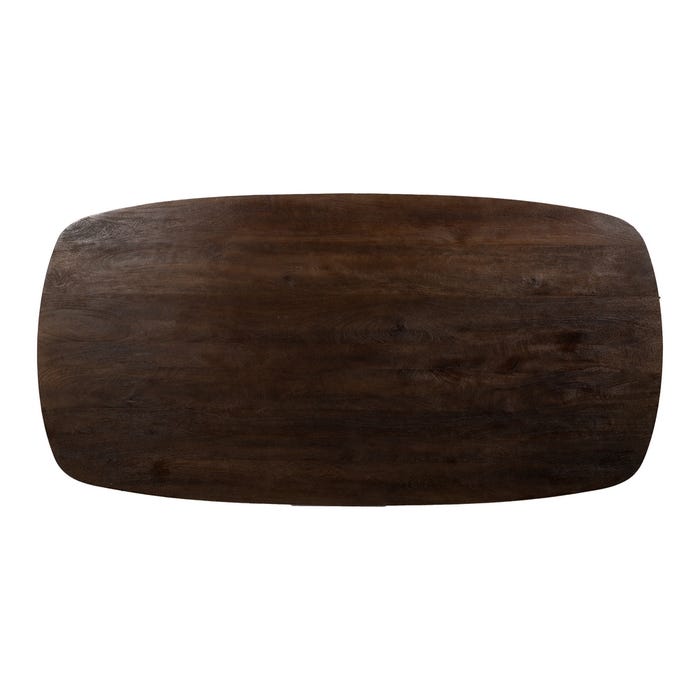 Mesa de Jantar em Madeira de Manga Marrom 200 x 100 x 76 cm