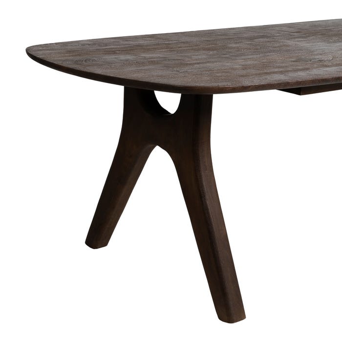 Mesa Comedor Marrón Madera De Mango 260 X 100 X 76 Cm