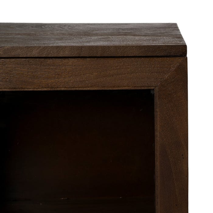 Aparador Marrón Madera De Mango Salón 180 X 35 X 87 Cm