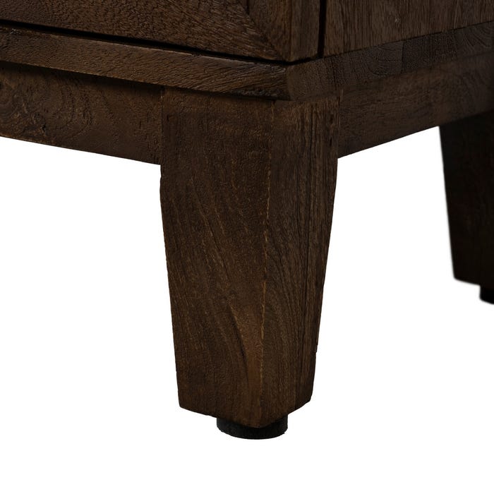 Aparador Marrón Madera De Mango Salón 180 X 35 X 87 Cm