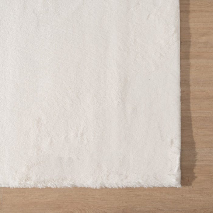 Alfombra Blanco Poliester 80 X 2,70 X 150 Cm