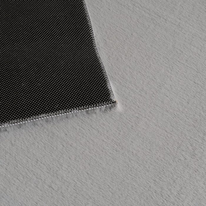 Tapete de poliéster cinza 200 x 2,70 x 300 cm