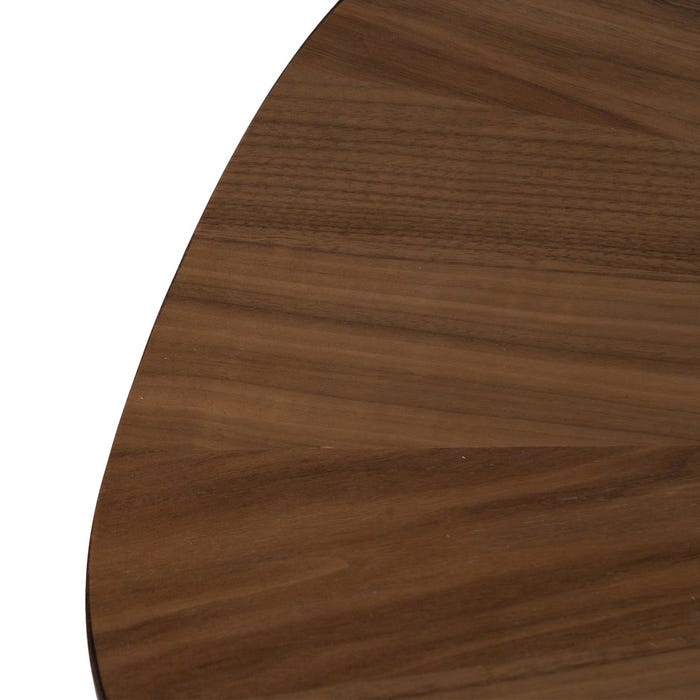 Mesa de Jantar Natural-Preto Dm-Metal 178 X 80 X 77 Cm