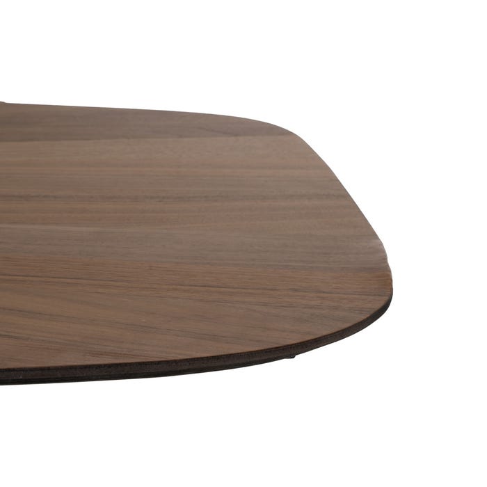 Mesa de Jantar Natural-Preto Dm-Metal 178 X 80 X 77 Cm