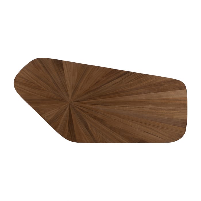 Mesa de Jantar Natural-Preto Dm-Metal 178 X 80 X 77 Cm