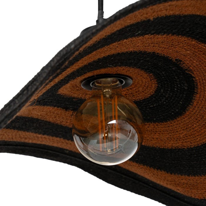 Lampara Techo Naranja-Negro 94 X 94 X 7 Cm