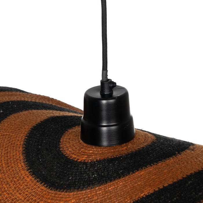 Lampara Techo Naranja-Negro 94 X 94 X 7 Cm
