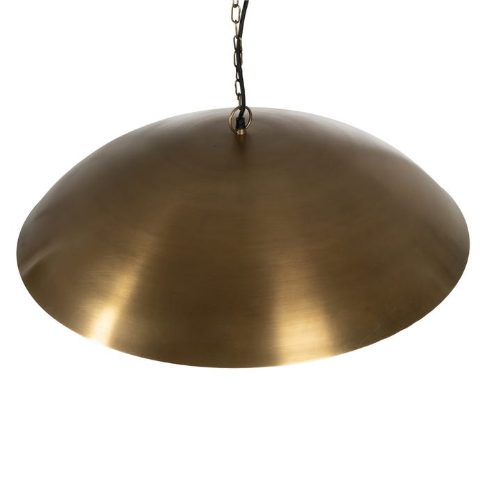 Lámpara Techo Oro Metal Iluminación 69 X 69 X 18 Cm