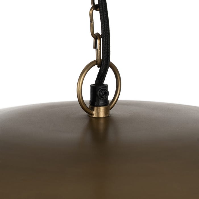 Lámpara Techo Oro Metal Iluminación 69 X 69 X 18 Cm