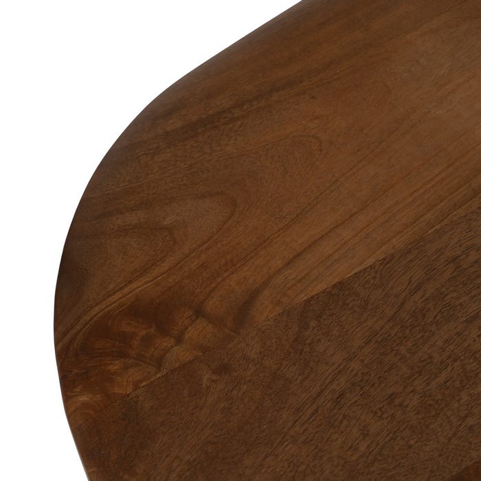 Brown Mango Wood Coffee Table Living Room 120 X 60 X 40 Cm