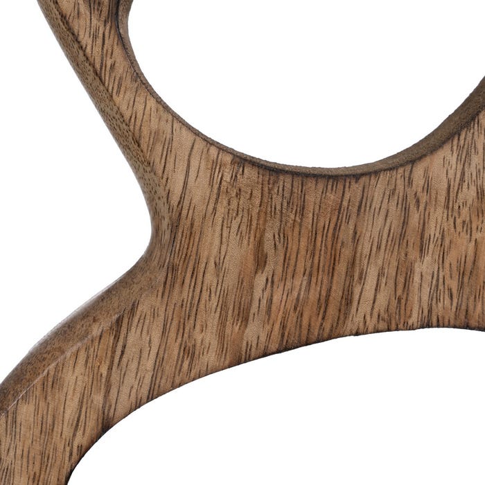 S/2 Candelabro Natural Madera De Mango 20 X 6,50 X 41 Cm