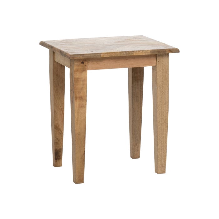 S/3 Mesitas Natural Madera De Mango 56 X 35 X 54 Cm