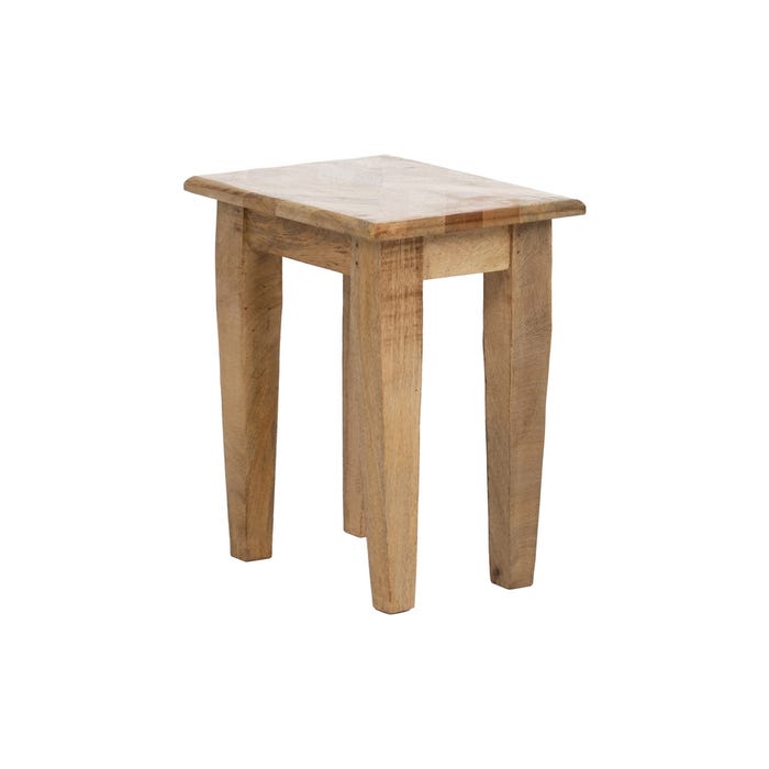 S/3 Mesitas Natural Madera De Mango 56 X 35 X 54 Cm
